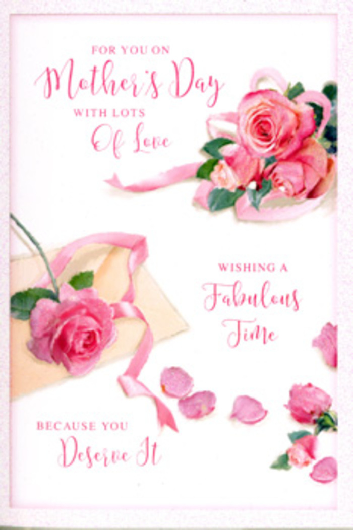 In this image, a Mother's Day card unfolds like a softly spoken thank-you, framed by detailed illustrations of pink roses that might have been inspired by the flower stalls and window boxes dotted around Finsbury. The card's base is a smooth, understated white, which allows the floral artwork to stand out clearly. The roses appear in generous clusters, primarily gathered along one side and corner, their blossoms open and inviting. Each flower shows multiple, layered petals that curl delicately at the edges, creating a sense of depth and lushness, as if you could almost brush your fingers across their velvety surfaces. The palette of pinks ranges from nearly-white blush at the petal tips to deeper rose hues nestled in the centres, mimicking the subtle variations seen in fresh, market-bought blooms. Lightly scattered petals drift away from the main clusters, resting in small arcs that guide the eye toward the card's handwritten message. A soft ribbon, tinted in a gentle pastel shade, threads between the roses, its fluid lines echoing the natural sweep of a florist's hand as they tie a final bow. Hand-lettered script, elegant and slightly swirling, fills the central space, conveying loving Mother's Day wishes in a style that feels personal rather than printed. The overall lighting is diffuse and calm, with no harsh glare, just enough subtle shadowing to make the roses feel dimensional and alive. The composition has the quiet intimacy of flowers set on a table in a Finsbury flat after a delivery-roses and kind words arranged together to honour a mother's patience, strength, and everyday tenderness.